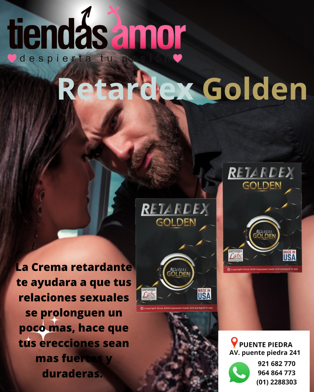 Crema En Gel Retardante Golden